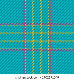 Seamless pattern of scottish tartan plaid. Repeatable background with check fabric texture. Flat vector backdrop of striped textile print.