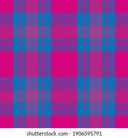 Seamless pattern of scottish tartan plaid. Repeatable background with check fabric texture. Flat vector backdrop of striped textile print.