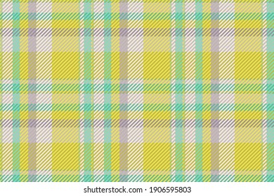 Nahtloses Muster von schottischem Tartan Plaid. Wiederholbarer Hintergrund mit Textur des Textes. Flacher Vektorhintergrund aus gestreiftem Stoffdruck.