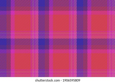 Seamless pattern of scottish tartan plaid. Repeatable background with check fabric texture. Flat vector backdrop of striped textile print.
