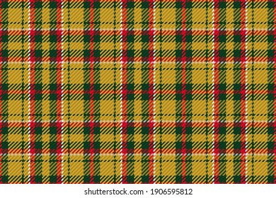Patrón sin foco de platija escocesa. Fondo repetible con textura de tela de comprobación. Fondo vectorial plano de la impresión textil rayada.