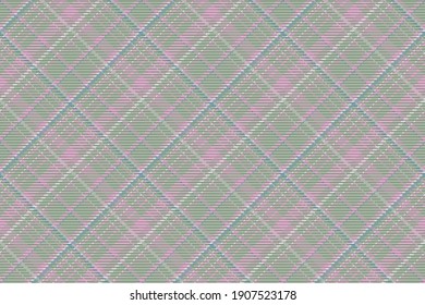 Seamless pattern of scottish tartan plaid. Repeatable background with check fabric texture. Flat vector backdrop of striped textile print.