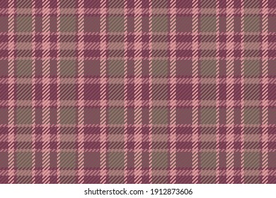 Seamless pattern of scottish tartan plaid. Repeatable background with check fabric texture. Flat vector backdrop of striped textile print.