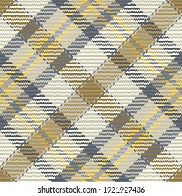 Seamless pattern of scottish tartan plaid. Repeatable background with check fabric texture. Flat vector backdrop of striped textile print.
