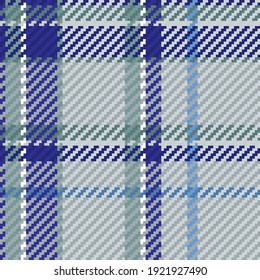 Seamless pattern of scottish tartan plaid. Repeatable background with check fabric texture. Flat vector backdrop of striped textile print.