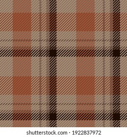 Patrón sin foco de platija escocesa. Fondo repetible con textura de tela de comprobación. Fondo vectorial plano de la impresión textil rayada.