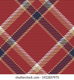 Patrón sin foco de platija escocesa. Fondo repetible con textura de tela de comprobación. Fondo vectorial plano de la impresión textil rayada.