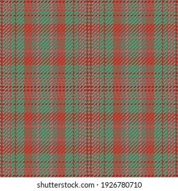 Seamless pattern of scottish tartan plaid. Repeatable background with check fabric texture. Flat vector backdrop of striped textile print.