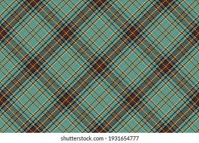 Seamless pattern of scottish tartan plaid. Repeatable background with check fabric texture. Flat vector backdrop of striped textile print.