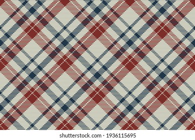 Nahtloses Muster von schottischem Tartan Plaid. Wiederholbarer Hintergrund mit Textur des Textes. Flacher Vektorhintergrund aus gestreiftem Stoffdruck.