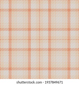 Seamless pattern of scottish tartan plaid. Repeatable background with check fabric texture. Flat vector backdrop of striped textile print.