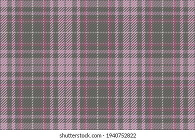 Patrón sin foco de platija escocesa. Fondo repetible con textura de tela de comprobación. Fondo vectorial plano de la impresión textil rayada.
