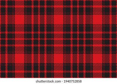 Patrón sin foco de platija escocesa. Fondo repetible con textura de tela de comprobación. Fondo vectorial plano de la impresión textil rayada.