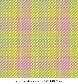Seamless pattern of scottish tartan plaid. Repeatable background with check fabric texture. Flat vector backdrop of striped textile print.