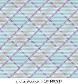 Seamless pattern of scottish tartan plaid. Repeatable background with check fabric texture. Flat vector backdrop of striped textile print.