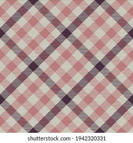 Patrón sin foco de platija escocesa. Fondo repetible con textura de tela de comprobación. Fondo vectorial plano de la impresión textil rayada.