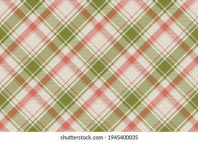 Patrón sin foco de platija escocesa. Fondo repetible con textura de tela de comprobación. Fondo vectorial plano de la impresión textil rayada.