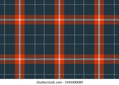 Seamless pattern of scottish tartan plaid. Repeatable background with check fabric texture. Flat vector backdrop of striped textile print.