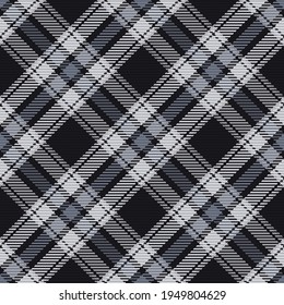 Patrón sin foco de platija escocesa. Fondo repetible con textura de tela de comprobación. Fondo vectorial plano de la impresión textil rayada.