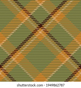 Seamless pattern of scottish tartan plaid. Repeatable background with check fabric texture. Flat vector backdrop of striped textile print.