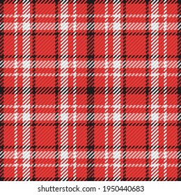 Patrón sin foco de platija escocesa. Fondo repetible con textura de tela de comprobación. Fondo vectorial plano de la impresión textil rayada.