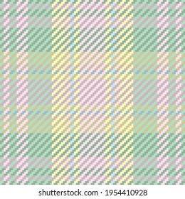 Seamless pattern of scottish tartan plaid. Repeatable background with check fabric texture. Flat vector backdrop of striped textile print.