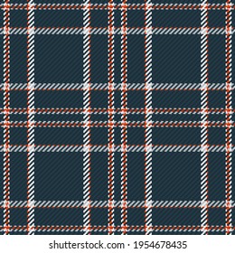 Patrón sin foco de platija escocesa. Fondo repetible con textura de tela de comprobación. Fondo vectorial plano de la impresión textil rayada.