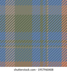 Seamless pattern of scottish tartan plaid. Repeatable background with check fabric texture. Flat vector backdrop of striped textile print.