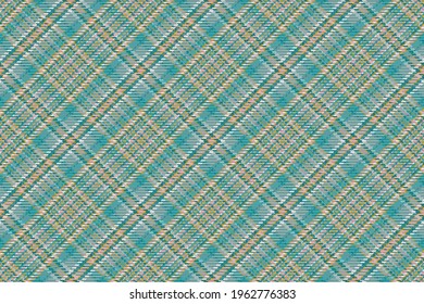 Seamless pattern of scottish tartan plaid. Repeatable background with check fabric texture. Flat vector backdrop of striped textile print.