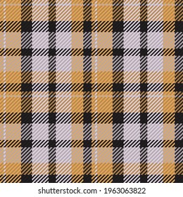 Patrón sin foco de platija escocesa. Fondo repetible con textura de tela de comprobación. Fondo vectorial plano de la impresión textil rayada.