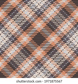 Seamless pattern of scottish tartan plaid. Repeatable background with check fabric texture. Flat vector backdrop of striped textile print.