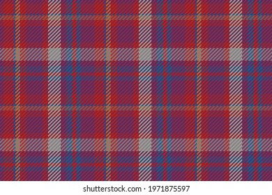 Seamless pattern of scottish tartan plaid. Repeatable background with check fabric texture. Flat vector backdrop of striped textile print.