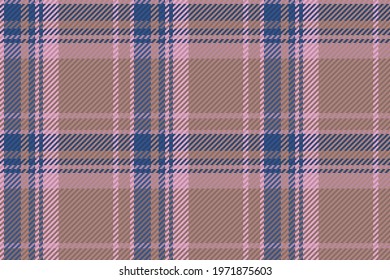 Seamless pattern of scottish tartan plaid. Repeatable background with check fabric texture. Flat vector backdrop of striped textile print.