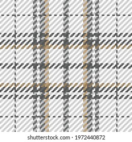 Seamless pattern of scottish tartan plaid. Repeatable background with check fabric texture. Flat vector backdrop of striped textile print.