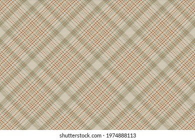 Seamless pattern of scottish tartan plaid. Repeatable background with check fabric texture. Flat vector backdrop of striped textile print.