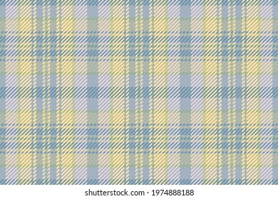 Seamless pattern of scottish tartan plaid. Repeatable background with check fabric texture. Flat vector backdrop of striped textile print.