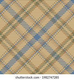 Seamless pattern of scottish tartan plaid. Repeatable background with check fabric texture. Flat vector backdrop of striped textile print.