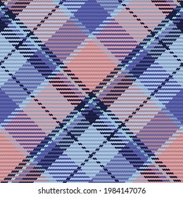 Seamless pattern of scottish tartan plaid. Repeatable background with check fabric texture. Flat vector backdrop of striped textile print.