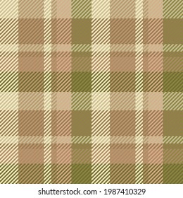 Seamless pattern of scottish tartan plaid. Repeatable background with check fabric texture. Flat vector backdrop of striped textile print.