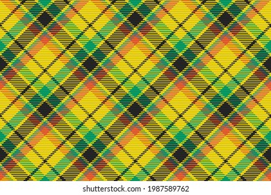Patrón sin foco de platija escocesa. Fondo repetible con textura de tela de comprobación. Fondo vectorial plano de la impresión textil rayada.