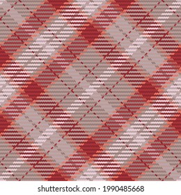 Seamless pattern of scottish tartan plaid. Repeatable background with check fabric texture. Flat vector backdrop of striped textile print.