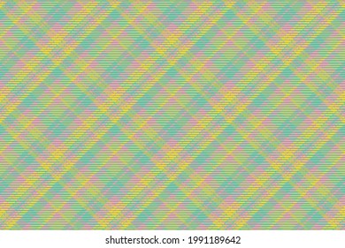 Patrón sin foco de platija escocesa. Fondo repetible con textura de tela de comprobación. Fondo vectorial plano de la impresión textil rayada.