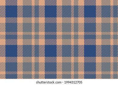 Seamless pattern of scottish tartan plaid. Repeatable background with check fabric texture. Flat vector backdrop of striped textile print.