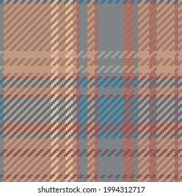 Seamless pattern of scottish tartan plaid. Repeatable background with check fabric texture. Flat vector backdrop of striped textile print.