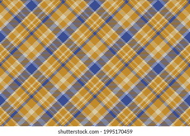 Nahtloses Muster von schottischem Tartan Plaid. Wiederholbarer Hintergrund mit Textur des Textes. Flacher Vektorhintergrund des gestreiften Stoffdrucks.