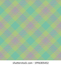 Patrón sin foco de platija escocesa. Fondo repetible con textura de tela de comprobación. Fondo vectorial plano de la impresión textil rayada.