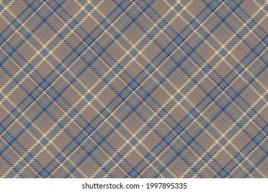 Patrón sin foco de platija escocesa. Fondo repetible con textura de tela de comprobación. Fondo vectorial plano de la impresión textil rayada.