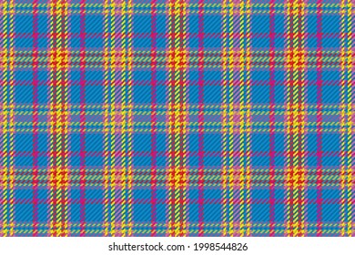 Seamless pattern of scottish tartan plaid. Repeatable background with check fabric texture. Flat vector backdrop of striped textile print.