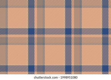 Seamless pattern of scottish tartan plaid. Repeatable background with check fabric texture. Flat vector backdrop of striped textile print.