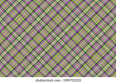 Nahtloses Muster von schottischem Tartan Plaid. Wiederholbarer Hintergrund mit Textur des Textes. Flacher Vektorhintergrund des gestreiften Stoffdrucks.